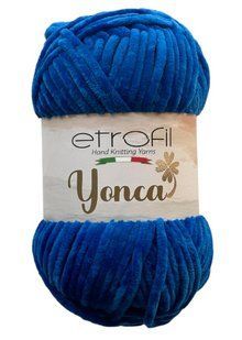 Yonca Baby Velvet № 70521 нитки плюшева пряжа для в"язання Енка Бебі Етрофил василек WB00538 фото