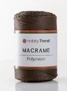 Пряжа Macrame №3 Hobbi Trend № 2001/208 кора дуба Etrofil Туреччина WB01751 фото