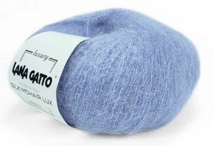 Silk Mohair Lux № Lana Gatto&nbsp;8480 - блакитний Сілк мохер люкс Лана Гатто Італія WB01611 фото