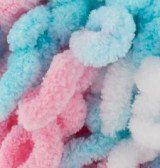 Нитки пряжа для в'язання велюрова плюшева петлями PUFFY FINE COLOR пуффи Файн Колор № 6377 WB01165 фото