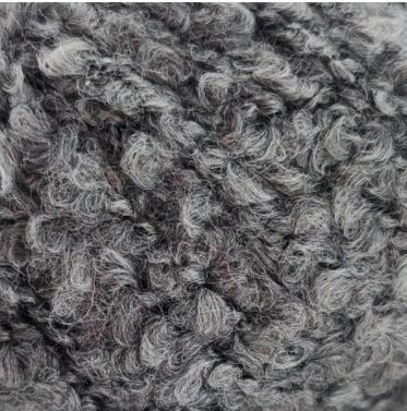 Пряжа букле CURLY ALPACA Knitme Курлі Альпака Кнітмі № КС 09 сірий WB00456 фото