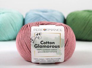 Бавовна Cotton Glamorous № 29 англійська троянда Performance, нитки пряжа для в"язання в мотках WB00997 фото