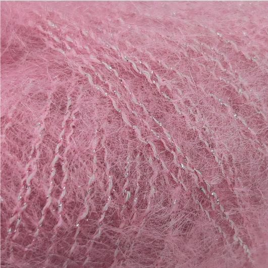 Silk Mohair Lux № Lana Gatto 7259 - пудра Сілк мохер люкс Лана Гатто Італія WB01613 фото