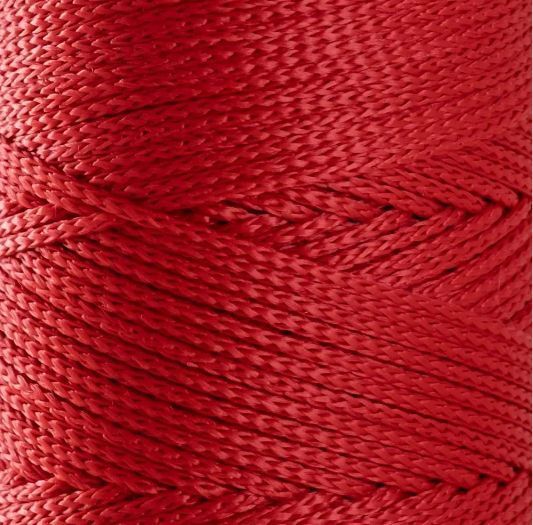 Пряжа Macrame №3 Hobbi Trend № 2001/100 червоний Etrofil Туреччина WB01755 фото
