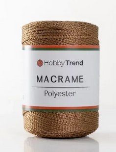 Пряжа Macrame №3 Hobbi Trend № 2001/200 кориця Etrofil Туреччина WB01756 фото
