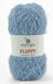 Пряжа Fluffy букле плюш Popyarn (Турция) Флуффи В-704 світло-блакитний WB01179 фото 1