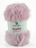 Пряжа Fluffy букле плюш Popyarn (Турция) Флуффи В-708 рожевий WB01181 фото