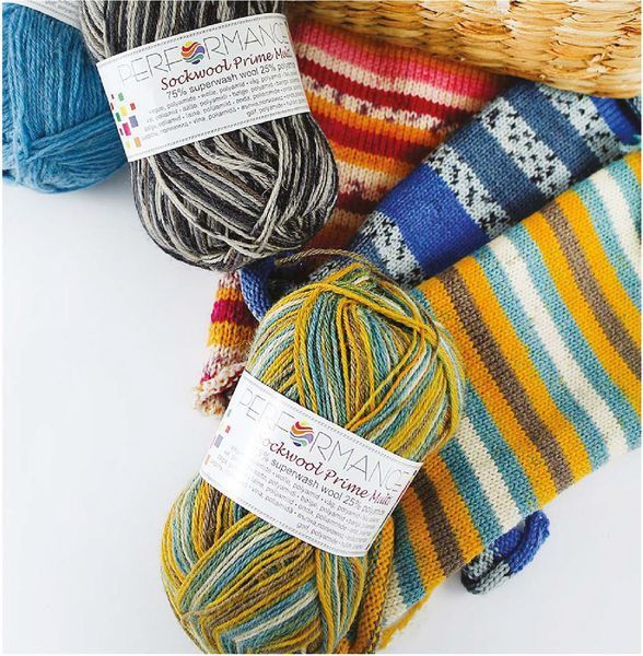 Пряжа для шкарпеток Sockwool Prime Multi мультиколор № 17502 WB00373 фото