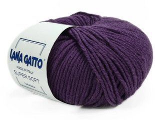 Super Soft № 14676 - слива мериносова пряжа для в"язання Супер Софт Lana Gatto Італія WB01243 фото