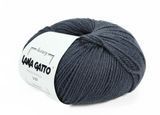 Пряжа для в"язання Vip Lana Gatto № 14351 - антрацит мериносова вовна та кашемір WB01271 фото