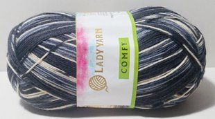Шкарпеткова пряжа COMFY № P4276 75/25 LADY YARN Комфі Леді Ярн (Туреччина) WB00358 фото