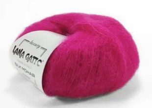 Мохер на шовку Silk Mohair № 30483 рожевий Сілк Мохер LANA GATTO (Італия) WB00023 фото