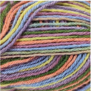 Пряжа для шкарпеток Sockwool Prime Multi мультиколор № DO_061 WB00379 фото