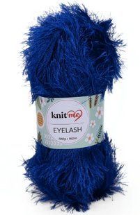 Пряжа Eyelash № 29 волошка "травка" Айлеш Knetme нитки для в"язання WB00484 фото