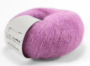 Мохер на шовку Silk Mohair № 30484 рожевий Сілк Мохер LANA GATTO (Італия) WB00024 фото