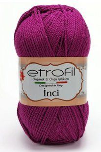 Акрилова пряжа Inci Etrofil № 70659 фуксія нитки для в"язання Інчи ЕтрофІл WB00498 фото