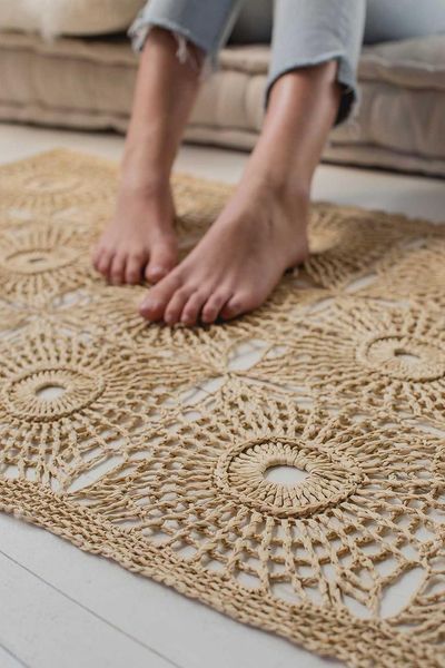 Пряжа джутова Jute № 75138 - синій Etrofil Турция, 100% джут WB01286 фото