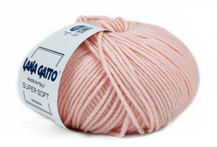 Super Soft № 14737 - лосось мериносова пряжа для в"язання Супер Софт Lana Gatto Італія WB01250 фото