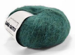 Мохер на шовку Silk Mohair № 30486 зелений Сілк Мохер LANA GATTO (Італия) WB00026 фото