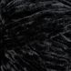 Пряжа Baby Soft Kiss Lady Yarn BLACK чорний плюшова велюрова пряжа WB01700 фото 2