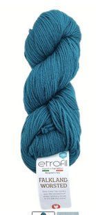 Мериносова пряжа Falkland Worsted Etrofil № 74103 лагуна нитки для в"язання Форкленд Ворстед WB00734 фото