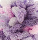 Пряжа для в'язання пальцями велюрова плюшева петлями PUFFY COLOR пуффи Колор № 6305 WB00819 фото