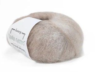 Мохерова пряжа MOHAIR ROYAL № 9372 - беж нитки пряжа для в"язання WB00047 фото