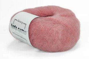 Мохерова пряжа MOHAIR ROYAL №14257 - лосось нитки пряжа для в"язання WB00048 фото