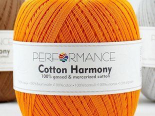 Пряжа Cotton Harmony № 0342 - оранж,100% бавовна, Performance (Болгарія) Коттон Хармони WB00977 фото