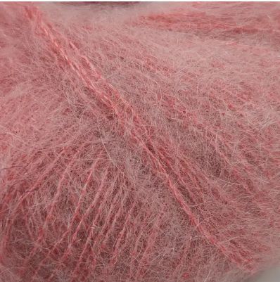 Мохерова пряжа MOHAIR ROYAL №14257 - лосось нитки пряжа для в"язання WB00048 фото