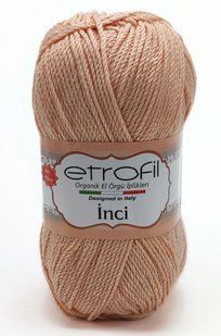 Акрилова пряжа Inci Etrofil № 72040 пудра нитки для в"язання Інчи ЕтрофІл WB00508 фото