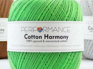 Пряжа Cotton Harmony № 0333 зелень,100% бавовна, Performance (Болгарія) Коттон Хармони WB00976 фото