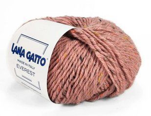 Пряжа твідова Everest Lana Gatto № 14393 рожевий Еверест Лана Гатто Італія WB01671 фото